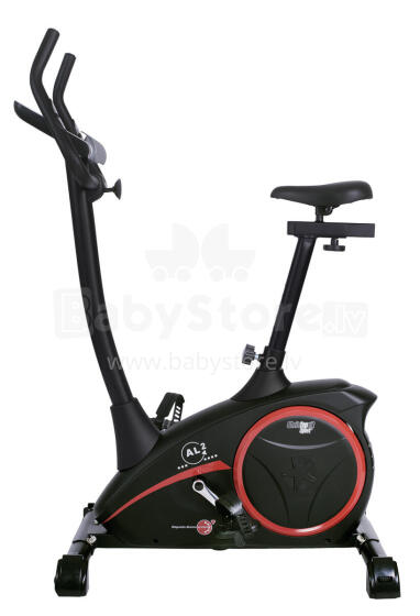 CHRISTOPEIT SPORT велотренажер AL2 ergo черный, TouchScreen, 9кг/150кг