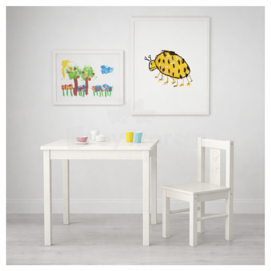 Made in Sweden, children’s table set, table + chair, Art. 401.538.59A