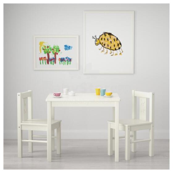 Made in Sweden, children’s table set, table + 2 chairs, Art. 401.538.59B
