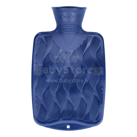 Fashy Hot Water Bottle with Wave Design 0.8 L