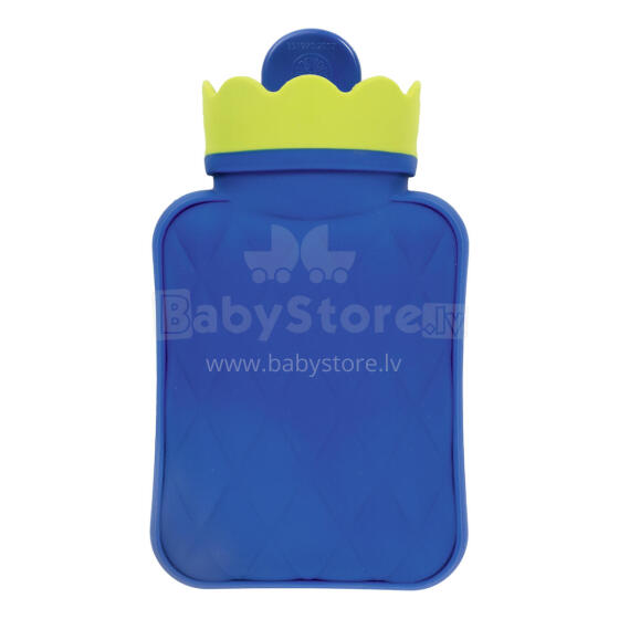 Silicone Hot Water Bottle 0.35L Blue