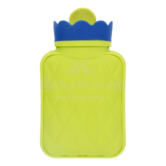 Silicone Hot Water Bottle 0.35L Green