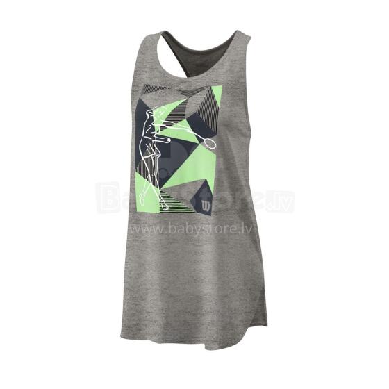 PRISM PLAY TECH TANK Heather Grey / Paradise Green