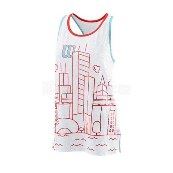 W CHI COTTON TANK Белый Хэтер