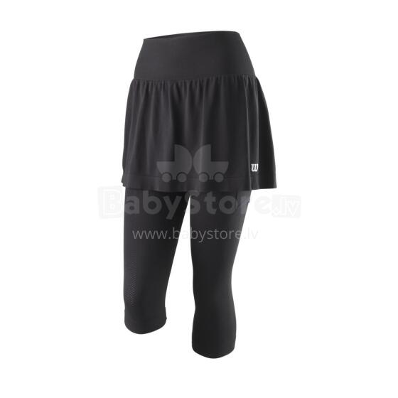SEAMLESS CAPRI SKORT BLACK