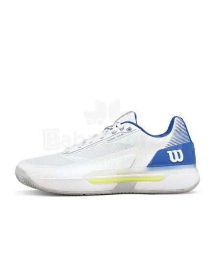 МУЖСКИЕ ТЕННИСНЫЕ КРОСОВКИ WILSON RUSH TOUR 5 Белый / Deja Vu Blue / Lunar Rock