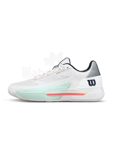 WILSON TENISA APAVI VĪRIEŠU RUSH TOUR 5 White / Bay / Fiery Coral