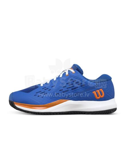 ТЕННИСНЫЕ КРОССОВКИ WILSON JUNIOR RUSH PRO ACE JR Déjà Vu Blue/Orange Tiger/White