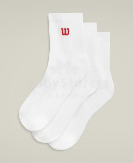 U QUARTER TOP SOCK 3PK / BRIGHT WHITE