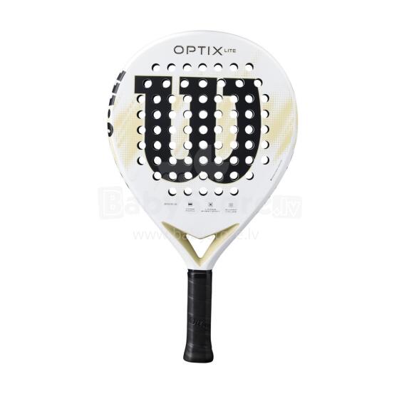 WILSON OPTIX V2 LITE PADEL RAKETE / White