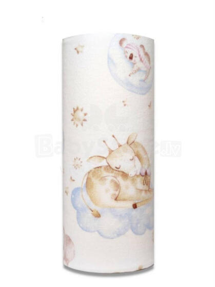 Autiņš - 24847 - FLANEĻA DRUKA - EGA - GULĒJOŠIE DZĪVNIEKI - izmērs 70x80 cm