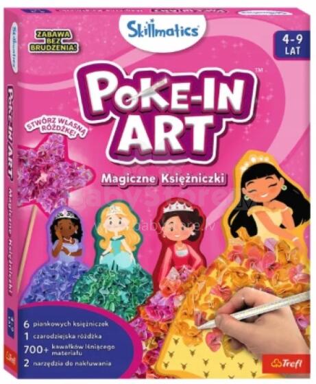 TREFL 62611 Skillmatics Poke-In Art Burvīgās Princeses