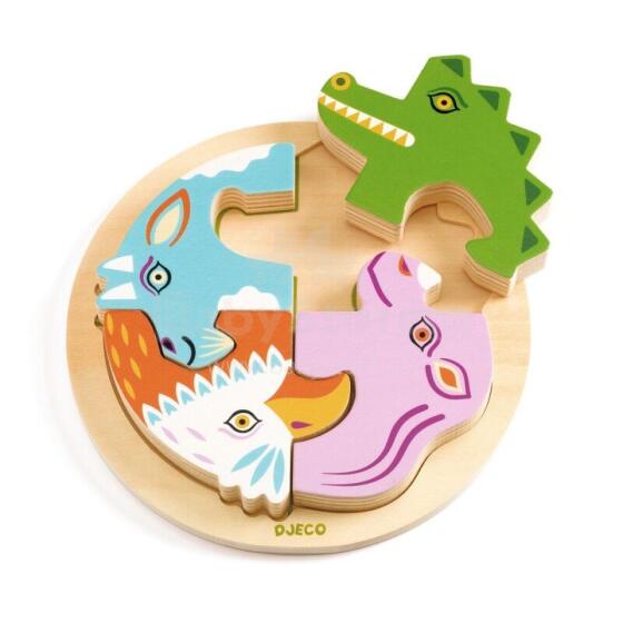 Wooden puzzle - Rondo Rhino
