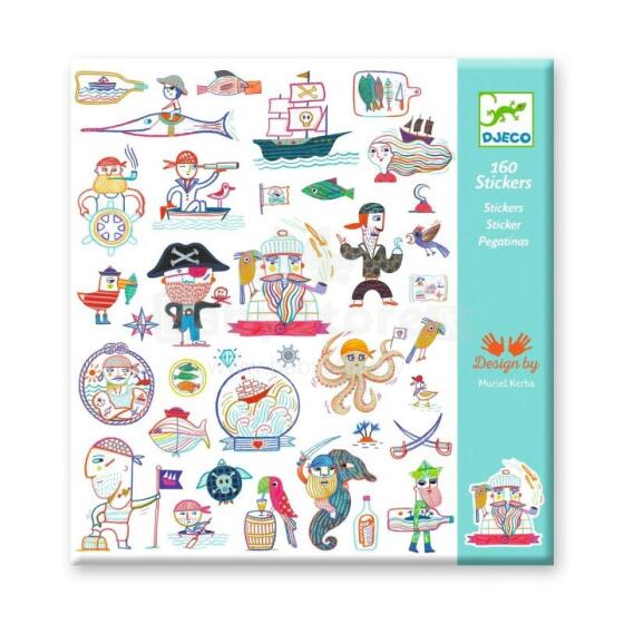 160 stickers - Pirate attack!