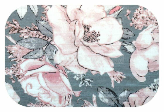 Diaper - 25608 - TETRA PRINT - EGA - LUX - DZIKA RÓŻA - size 70x80 cm
