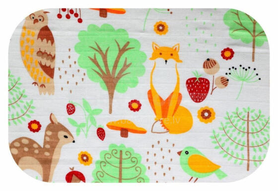 Autiņš - 25813- TETRA PRINT - EGA - LUX - SARNA W LESIE - izmērs 70x80 cm