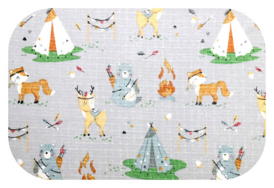 Autiņš - 28654 - TETRA PRINT - EGA - INDIAN CAMP - PELĒKS - izmērs 70x80 cm