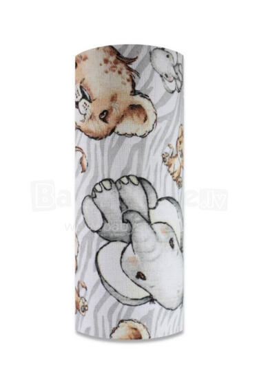 Diaper - 25387 - TETRA DRUK - EGA - SAFARI - GREY - size 70x80 cm