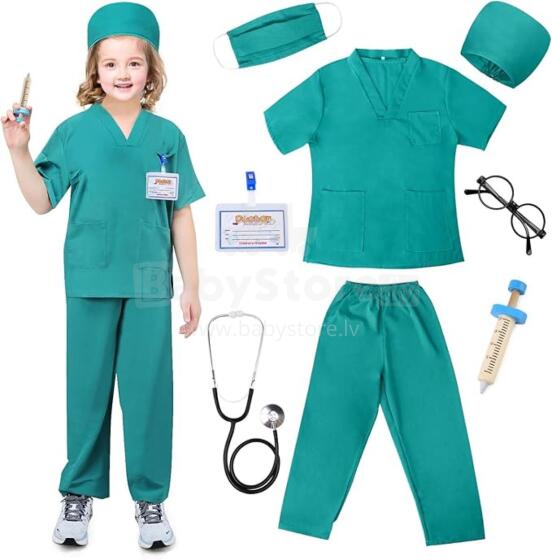 Bebe Basic Doctor Set Surgical Art.283873 Blue Drosmīgā ārsta  komplekts
