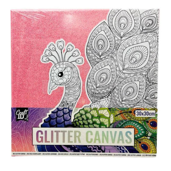 Glitter Canves - 13746 - GRAFIX - PEACOCK