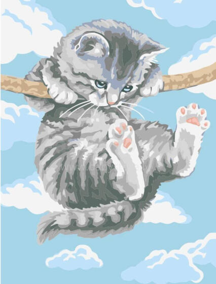 Painting by the numbers - 50890 - KITTEN  - size 40x30 cm