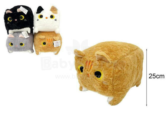 Plush toy - 76582 - CAT SQUARE - size 25 cm
