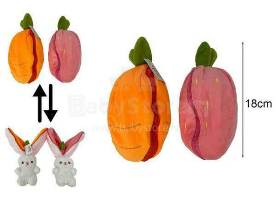 Plush toy - 72263 - BUNNY - size 18 cm