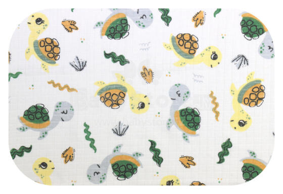 Autiņš - 13537 - TETRA PRINT - EGA - ČŪSKA - DŽEŅS / ZAĻA izmērs 70x80 cm