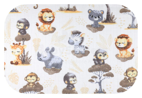 Подгузник - 30039 - TETRA PRINT - EGA - СКАЗОЧНЫЙ САФАРИ - размер 70x80 см