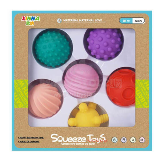 ZESTAW KUL SENSORYCZNYCH 6 SZT