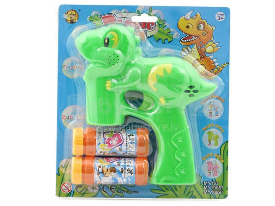 PISTOLET NA BAŃKI MYDLANE - DINO