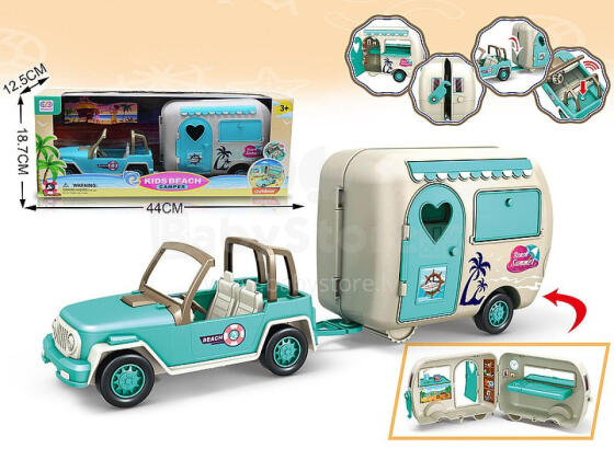 AUTO DLA MINI LALEK Z KAMPEREM