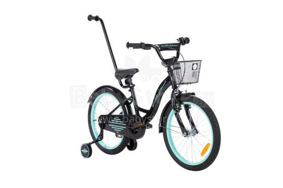 Велосипед - XXV - TOMABIKE 20" - ПЛАТИНОВЫЙ - ЧЕРНЫЙ / ТУРКУАЗ