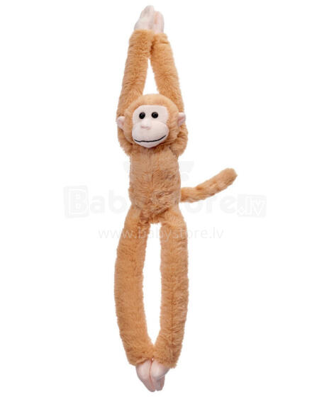 Plush toy - 14047 - MONKEY - hanging - BEIGE- size 45 cm