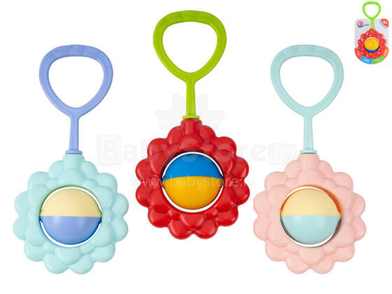 Rattle - 09321 - FLOWER - 3 colors