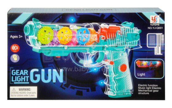 Gun - 10206 - light & sound - TRANSPARENT