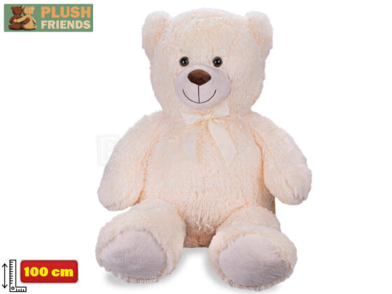 Plush toy  - 902251 - TEDDY BEAR - size 100 cm