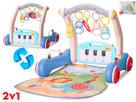 Игровой коврик с ХОДУНКАМИ - 86374 - СИНИЙ