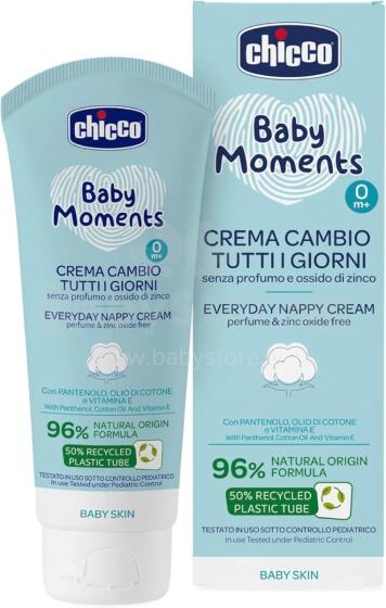 Chicco Baby Moments Diaper Cream Sensitive Skin Art.285147 Крем под подгузники против опрелостей,100мл