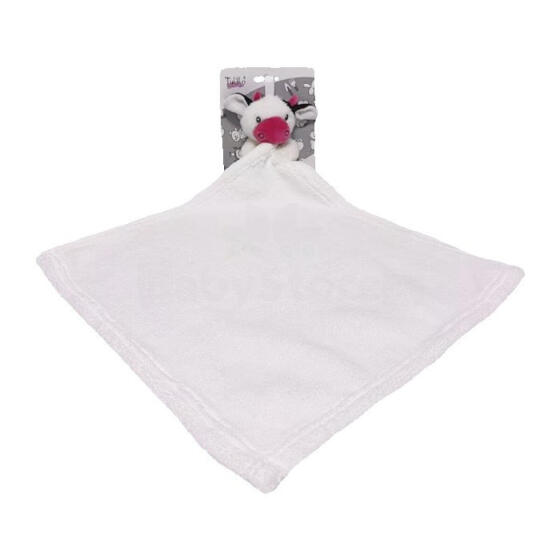 Полотенце и мягкая игрушка - 95168 - МИЛУŚ - КОРОВА - размер 35x35 см