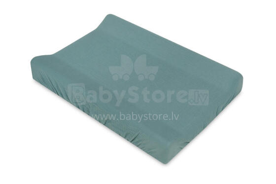 Pārsegs maināmajai paliktnim - TB0468/44 - MUSLIN - TUMŠI MINTS - izmērs 50x70/80 cm