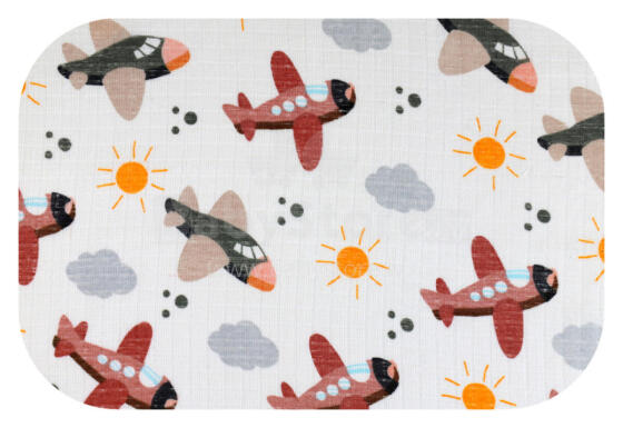 Autiņš - 30428 - TETRA PRINT - EGA - PLANE - izmērs 70x80 cm