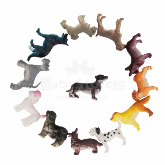 Animals - 09543 - DOGS - 12 pcs