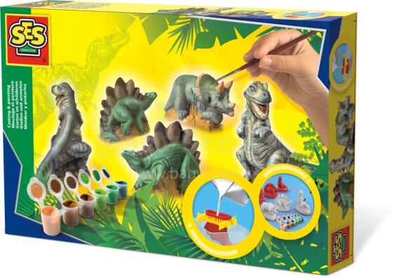 SES Ģipša figūra: Dinozauri