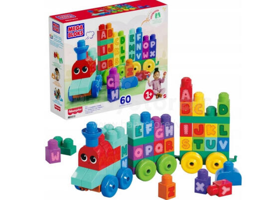 Bloki - DXH35 - MEGA BLOKS - ABC MĀCĪBAS TRENERS