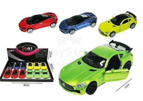 AUTO SPORTOWE 12 CM ŚW.DŻW.