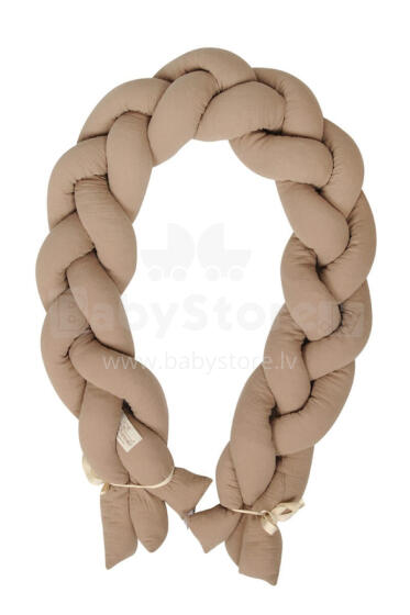 Bumper - BRAID - TB00441 / 17  - MUSLIN - BEIGE- size 200 cm