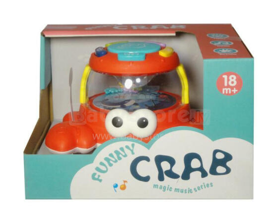 BĘBENEK KRAB Z MUZYKĄ I ŚW.