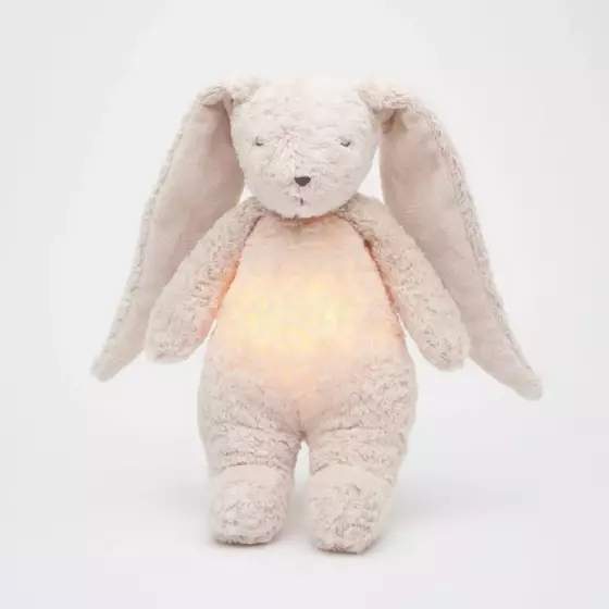 Moonie 2.0 Organic Humming Bunny Art.285918 Rose Детский светильник-ночник Зайчонок , от 0 мес.