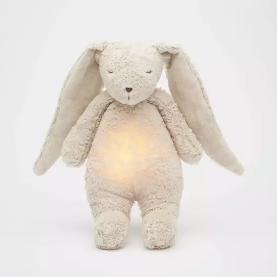 Moonie 2.0 Organic Humming Bunny Art.285919 Sand Children's night light "Bunny", from 0 months.